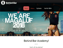 Tablet Screenshot of behindbaracademy.com